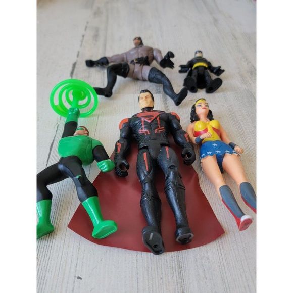 DC Comics Wonder Woman Superman Green Lantern Batman playset toy figure - Picture 4 of 11